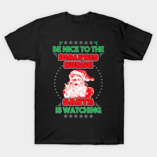 Dialysis Santa Nurses Day T-Shirt